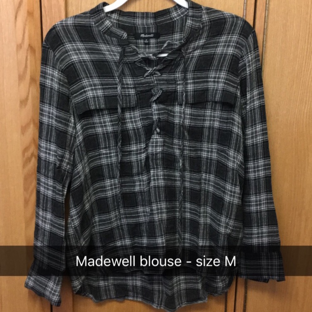Madewell Flannel Blouse